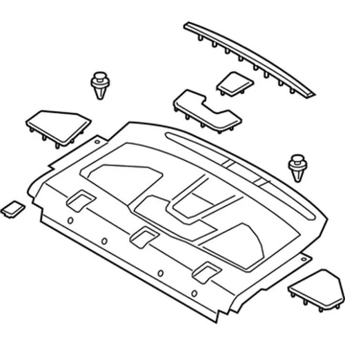 Genuine ford package tray - ford,